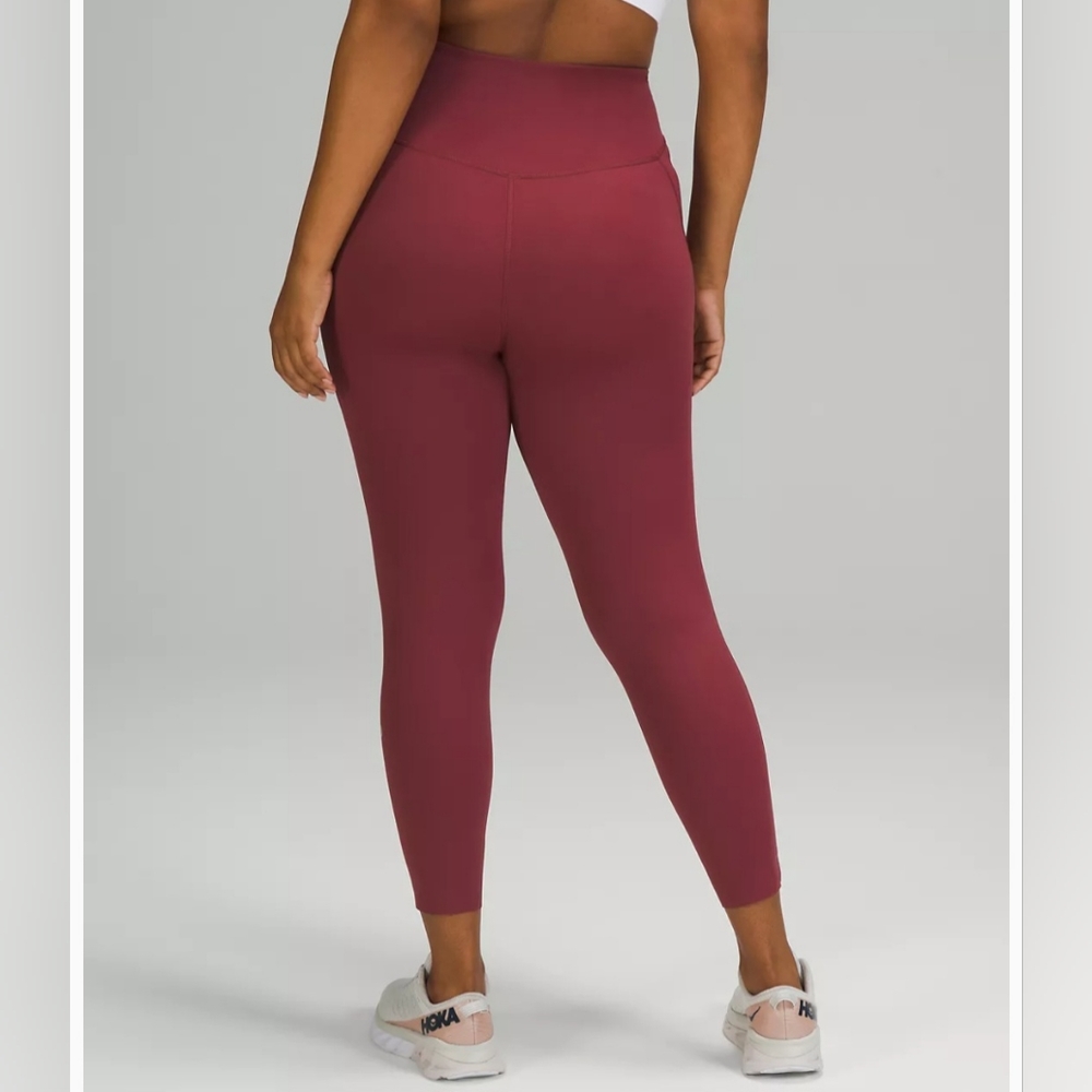 Lululemon Base Pace HR Tight color is mulled Wine - Picture 6 of 8
